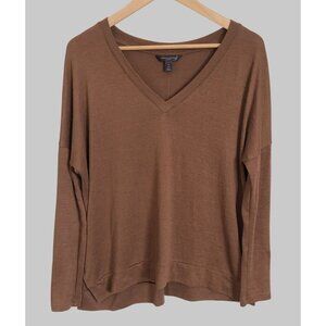 Banana Republic Luxespun Top Womens M Long Sleeve Minimalist Capsule Wardrobe